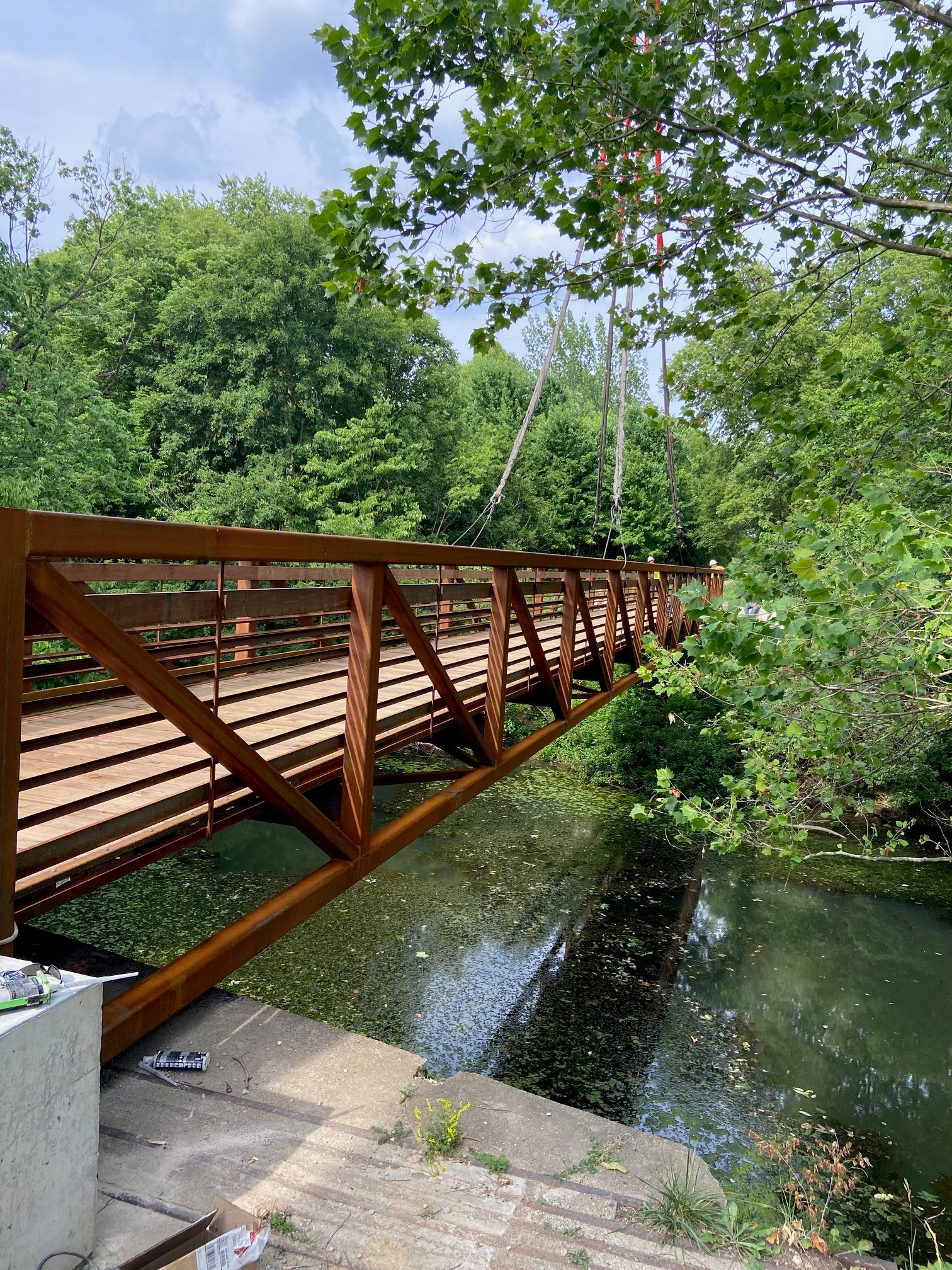 Featured image for “New Pedestrian Bridge Over Ohio-Erie Canal Connects Trails”
